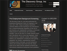 Tablet Screenshot of discoverygrouponline.com
